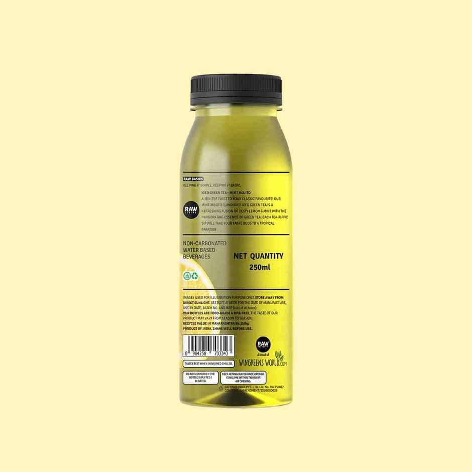 RAW Pressery Iced Green Tea  Mint Mojito  Ice Tea