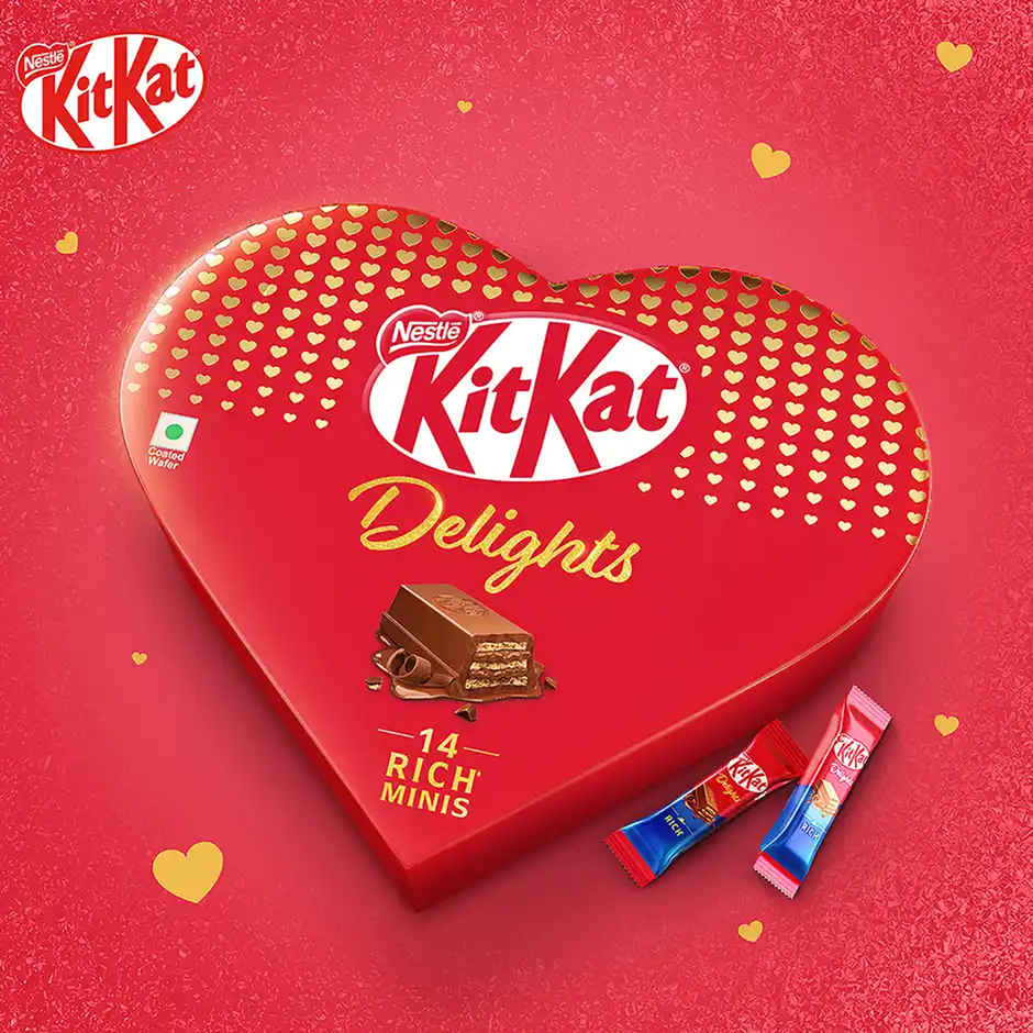Nestle Kitkat Delights Rich Heart Box Chocolate
