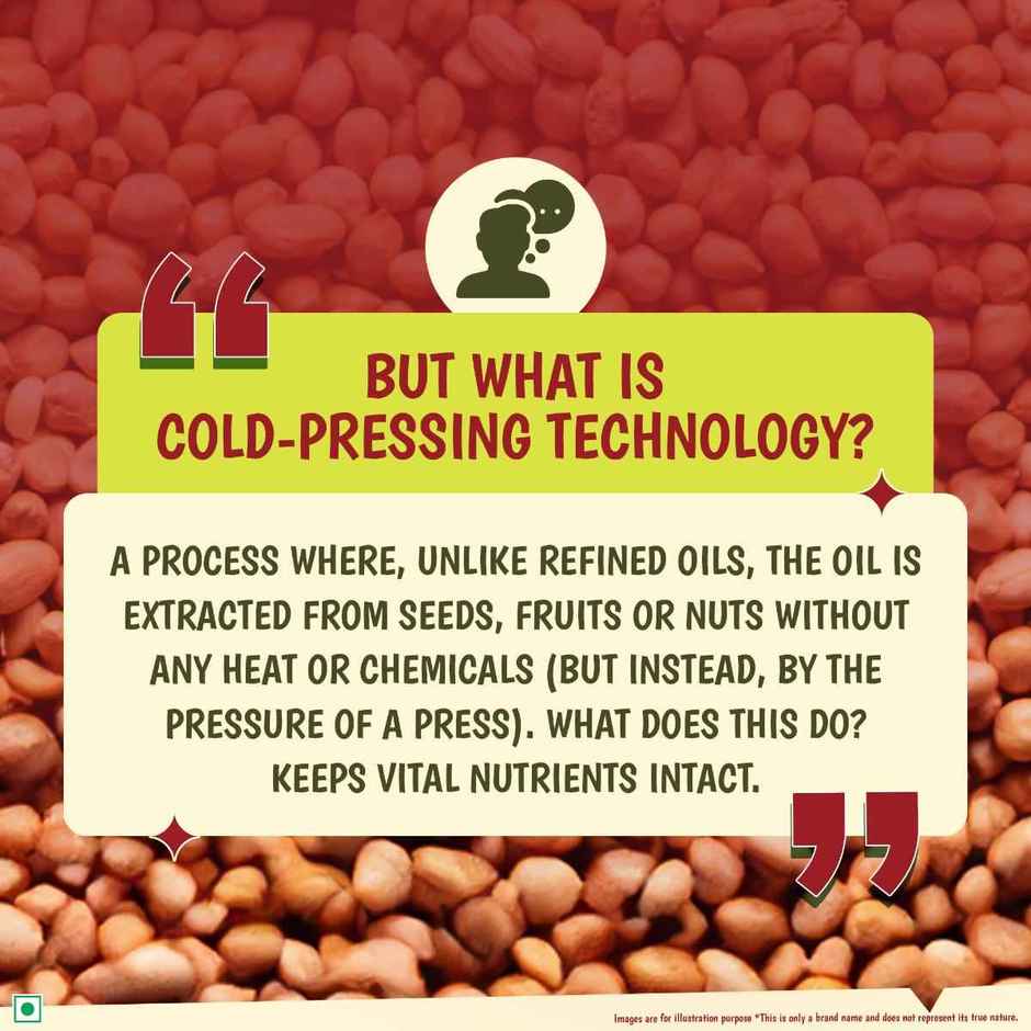 Tata Simply Better Groundnut (Peanut) Cold Pressed Oil | Pure & Unrefined Healthy Cooking Oil