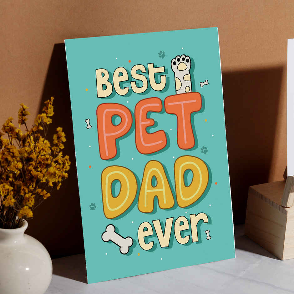 Oye happy Pet Dad Card