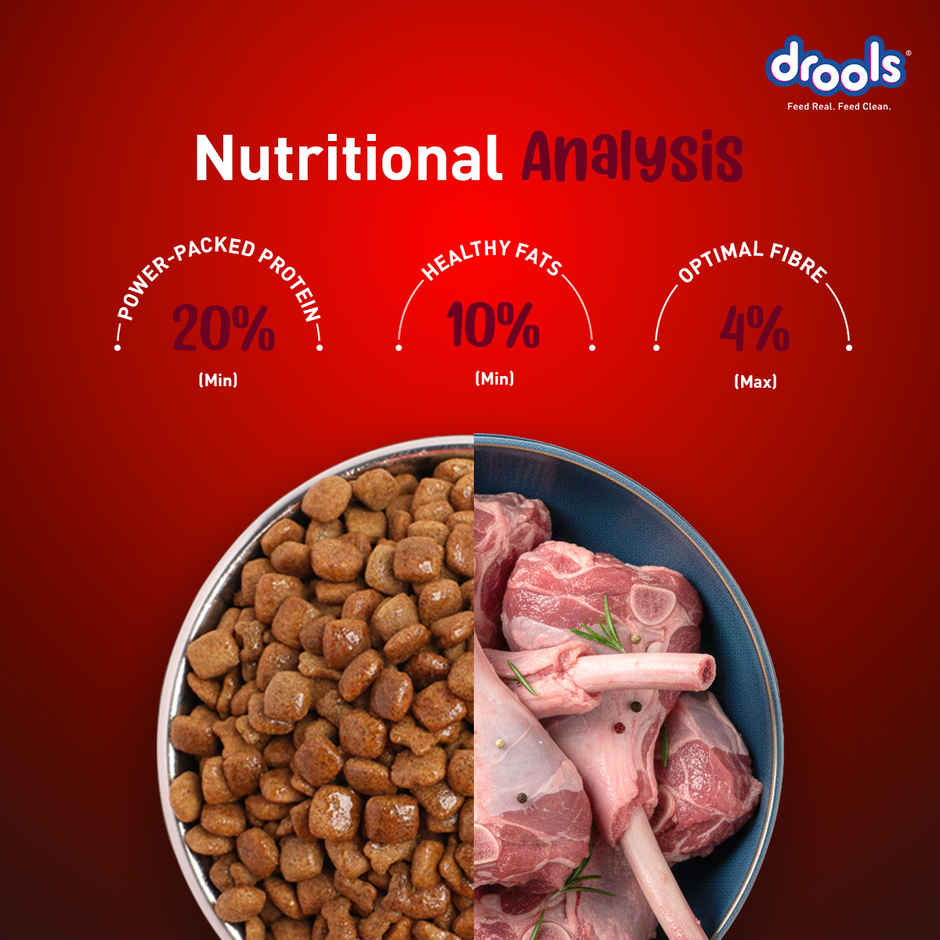 Drools Lamb and Rice Adult Dry Dog Food 1 kg