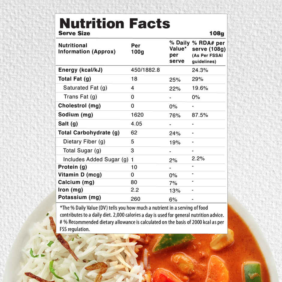 MOM Red Thai Curry Rice