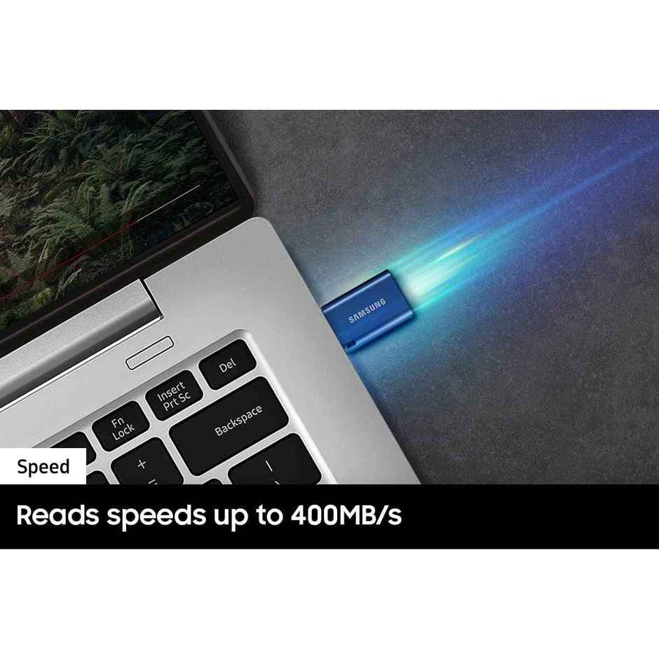 Samsung Type C Usb Flash Drive 64Gb | Transfers 4Gb Files In 15 Sec W/Up To 300Mb/S - Blue