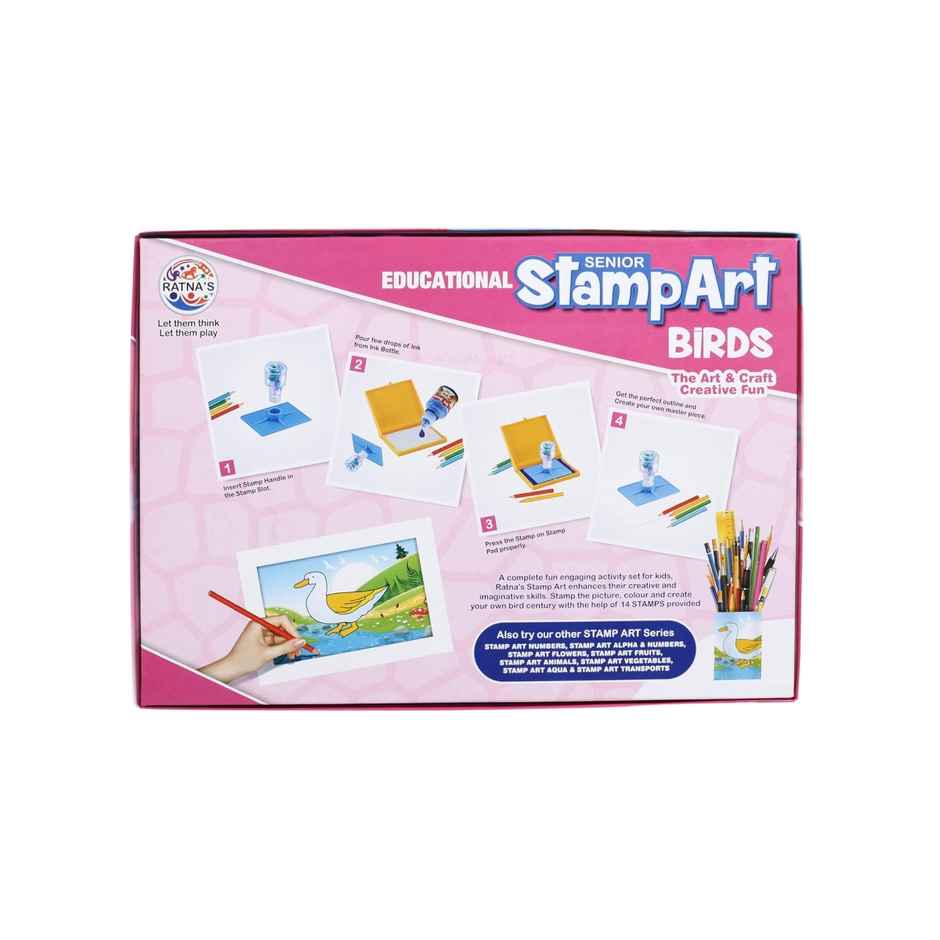 Ratna's Stamp Art | S Birds