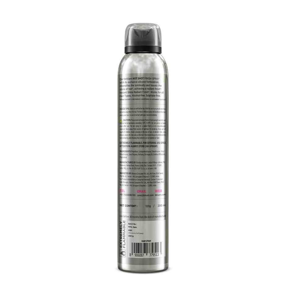 Bblunt Hotshot Finish Spray Delivers Radiant Salon-like Hair