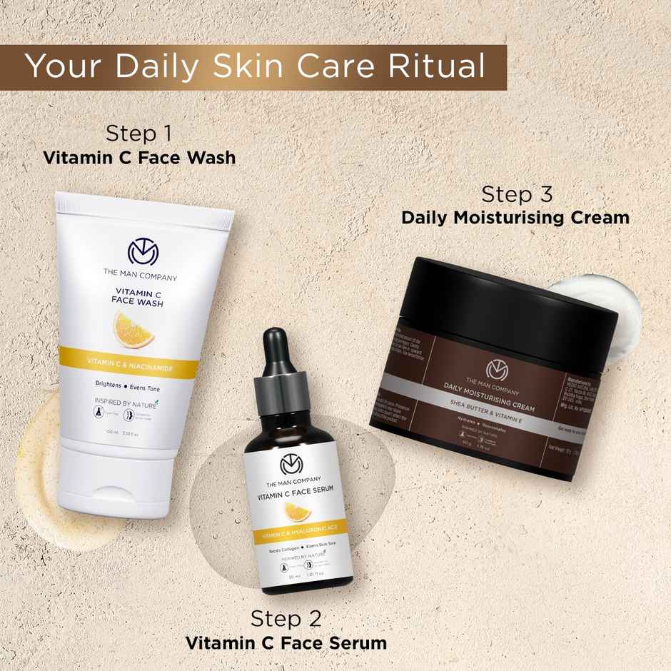 The Man Company Daily Moisturizing Cream (50gm) | Moisturizes & Hydrates with Shea Butter, Vitamin E & Coco Butter | Face Moisturizer For Men