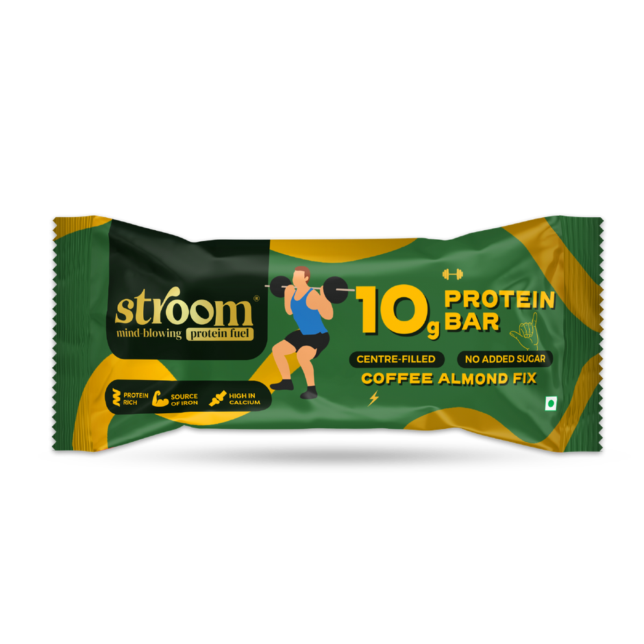 Stroom Coffee Almond Fix 10G Protein Bar