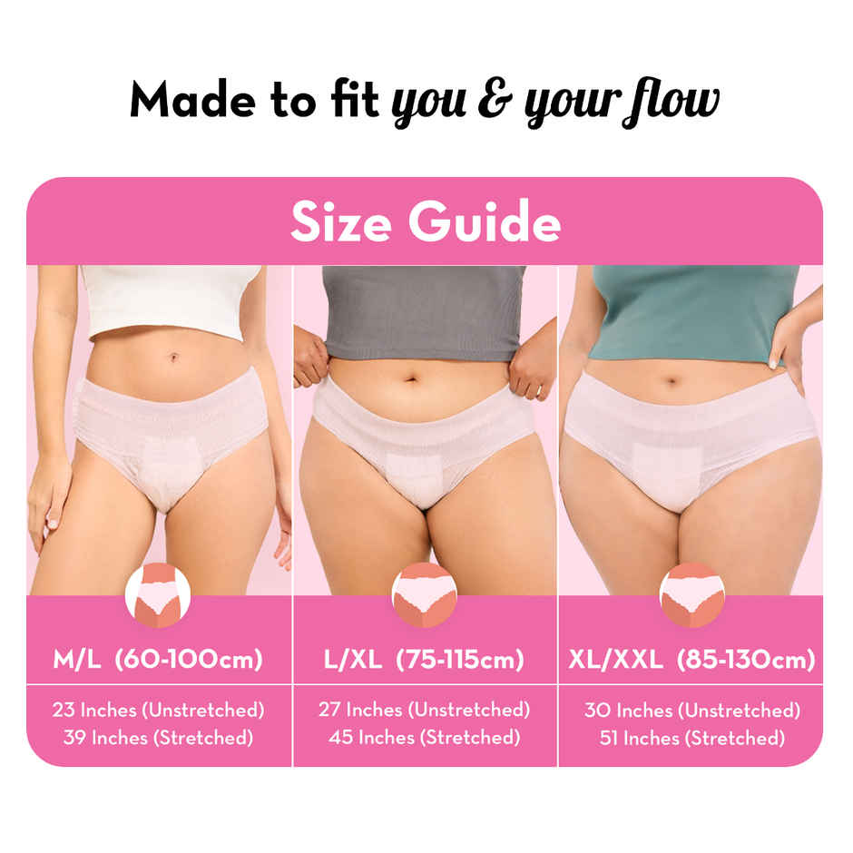 Plush Comfort High Waist Period Panty | XL/2XL