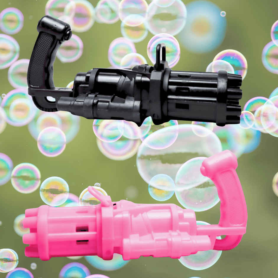 Toytales Gattling Gun 8 Holes| Outdoor Play | Bubble Gun | Toy For Kids | Birthday Gift