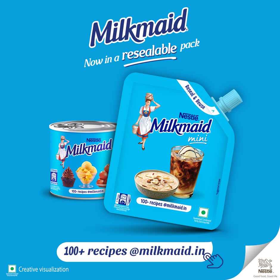 Nestle Milkmaid Mini | Sweetened Liquid Condensed Milk | Rich & Creamy
