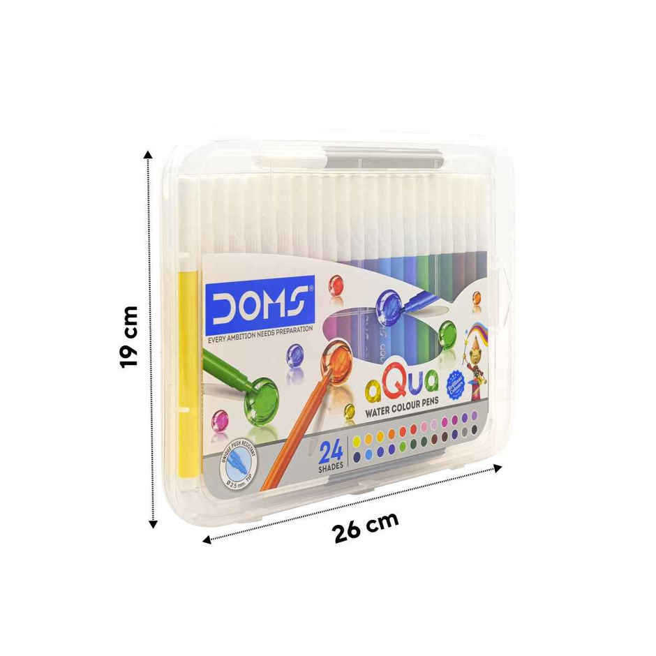 Doms Aqua 24 Shades Water Colour Pens
