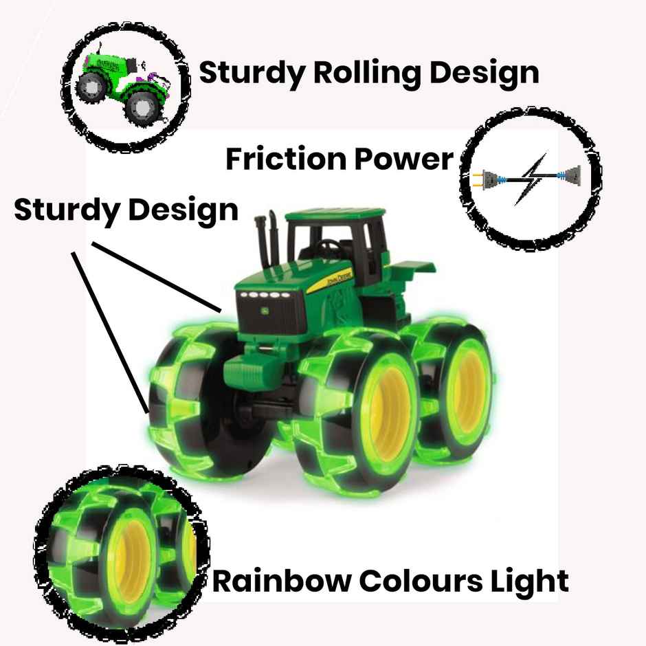 Toybharat Light & Music Small Tractor | Assorted