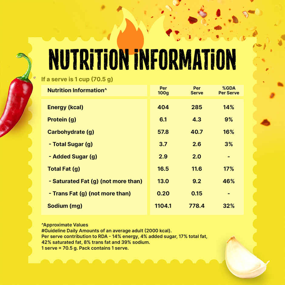 Maggi Spicy Garlic Instant Cuppa Noodles