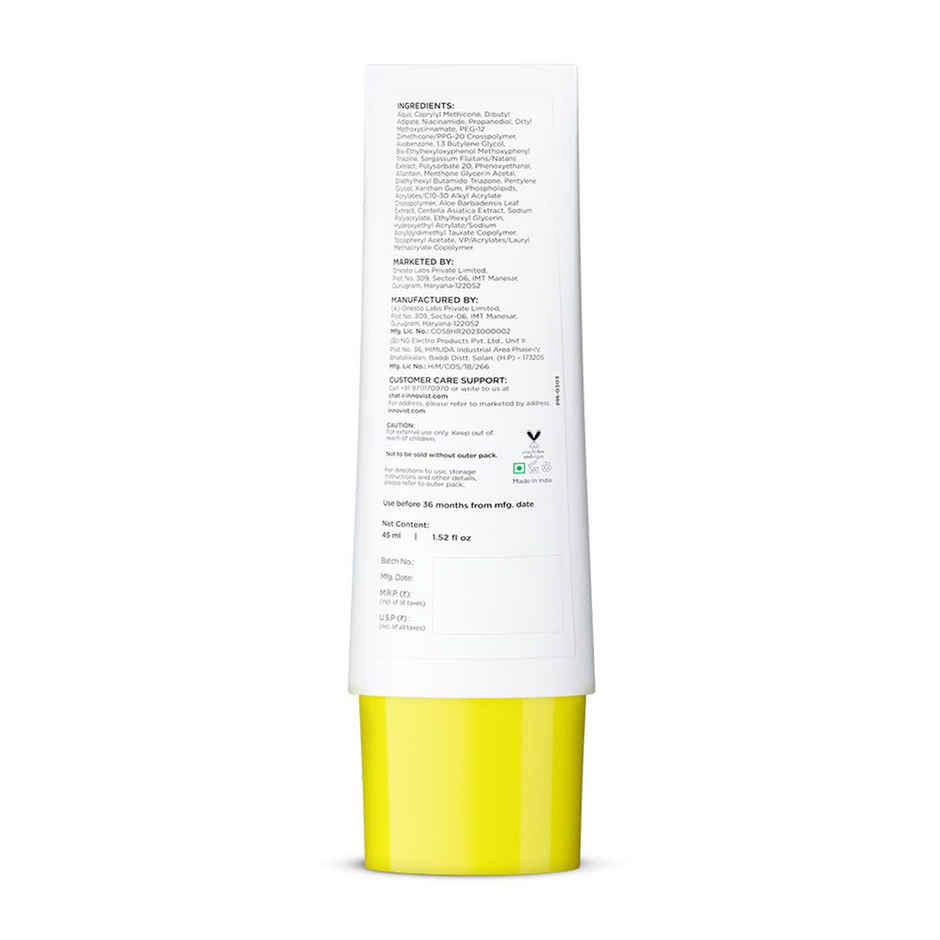 Sunscoop's 3% Niacinamide Fluid Sunscreen | SPF 50+ PA++++ | Super light formula