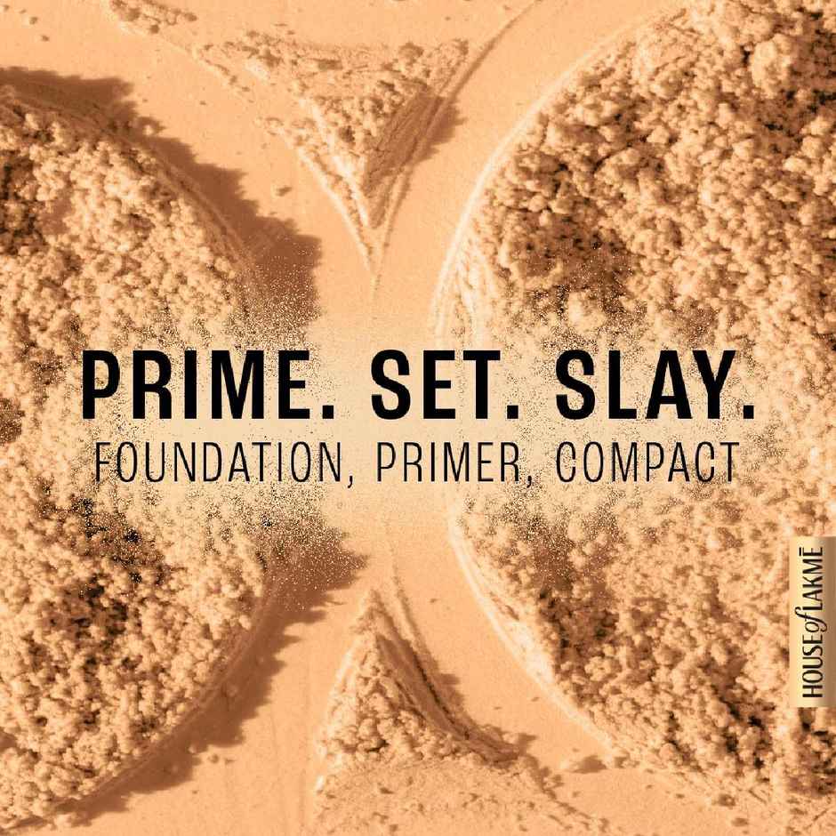 Lakme Powerplay Priming Powder Foundation, 3-in-1, Lasting Matte, Dry/Oily Skin, Rose Silk