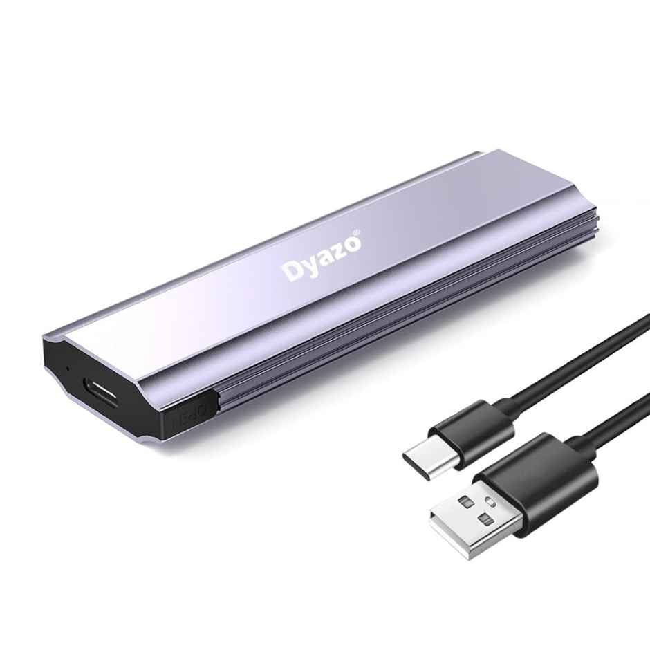 Dyazo USB 3.0 & Type C SSD Enclosure - 10 Gbps - NVME/M.2 Compatible