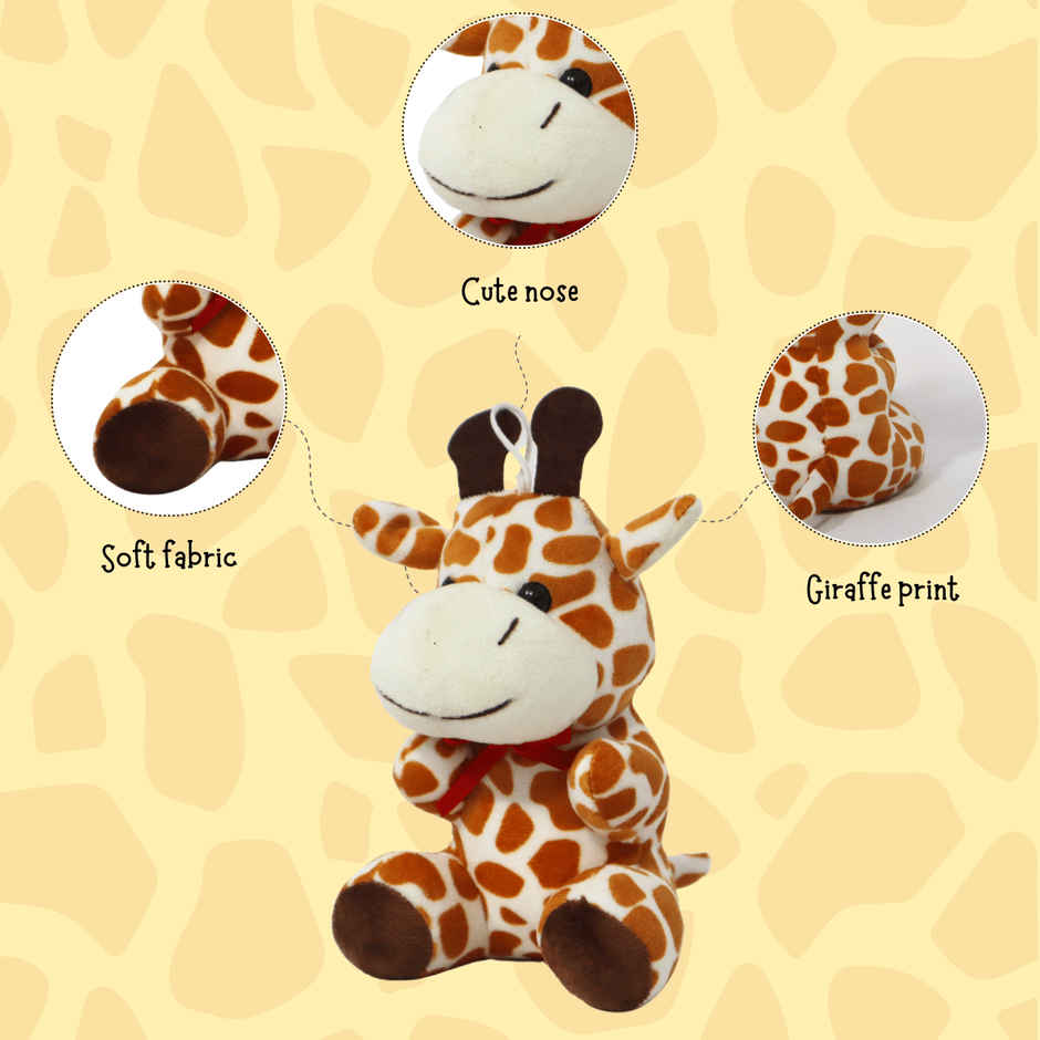 Toytales Jack Giraffe 19 cm|Plush Toy | Soft Toys| For Kids | Cute Gift | Birthday Gifts |Animal