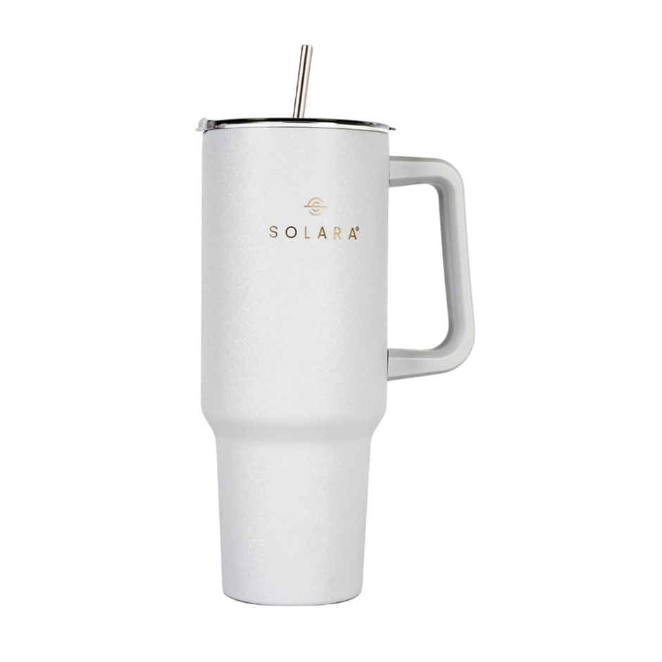 Solara 1.2 Liter Insulated Elixir Tumbler With Lid And Straw For Travel, Office, Home