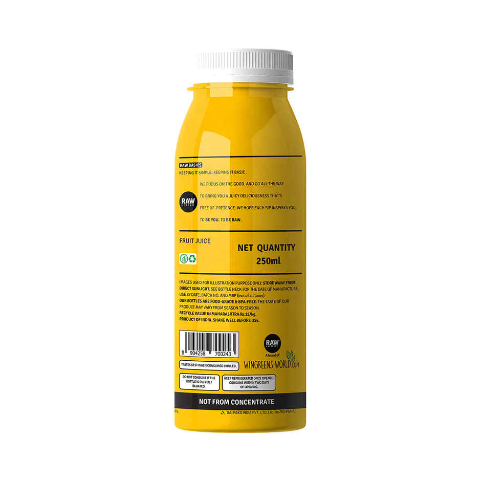 Raw Pressery Valencia Orange Fruit Juice