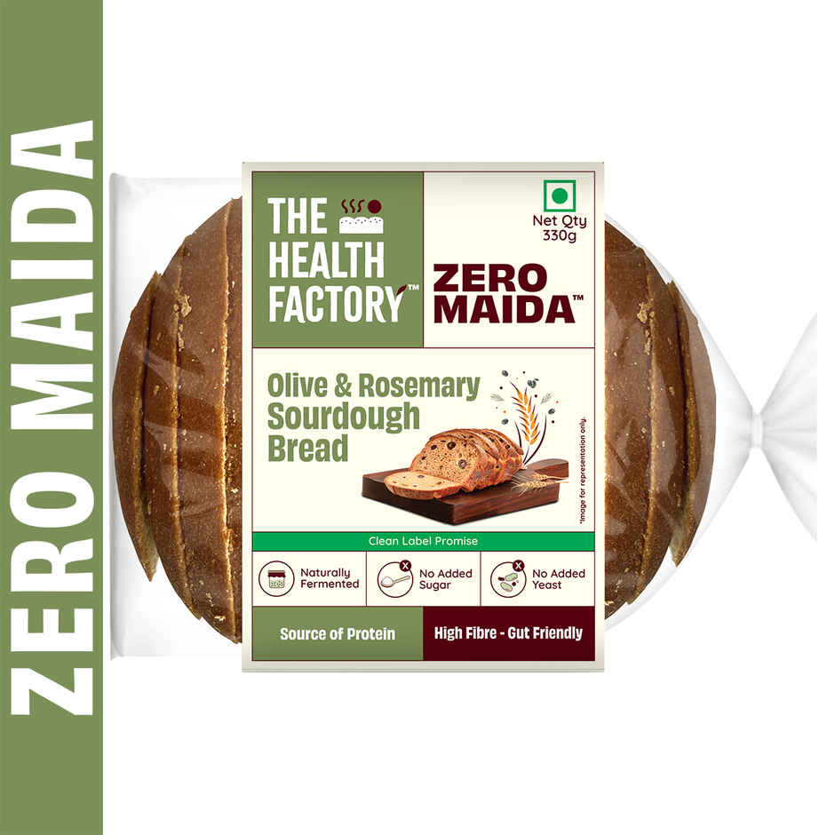 The Health Factory Zero Maida Olive & Rosemary Sourdough