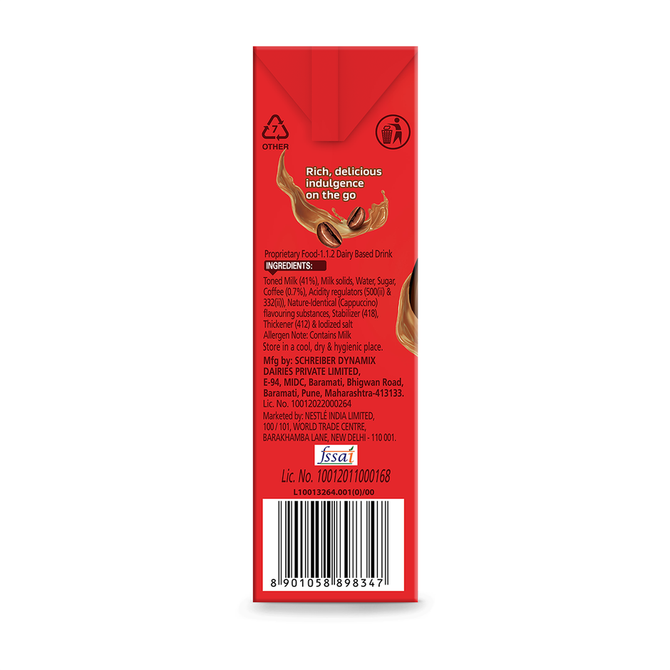 Nescafe Ready to Drink Cold Coffee| Intense Cafe Cappucino