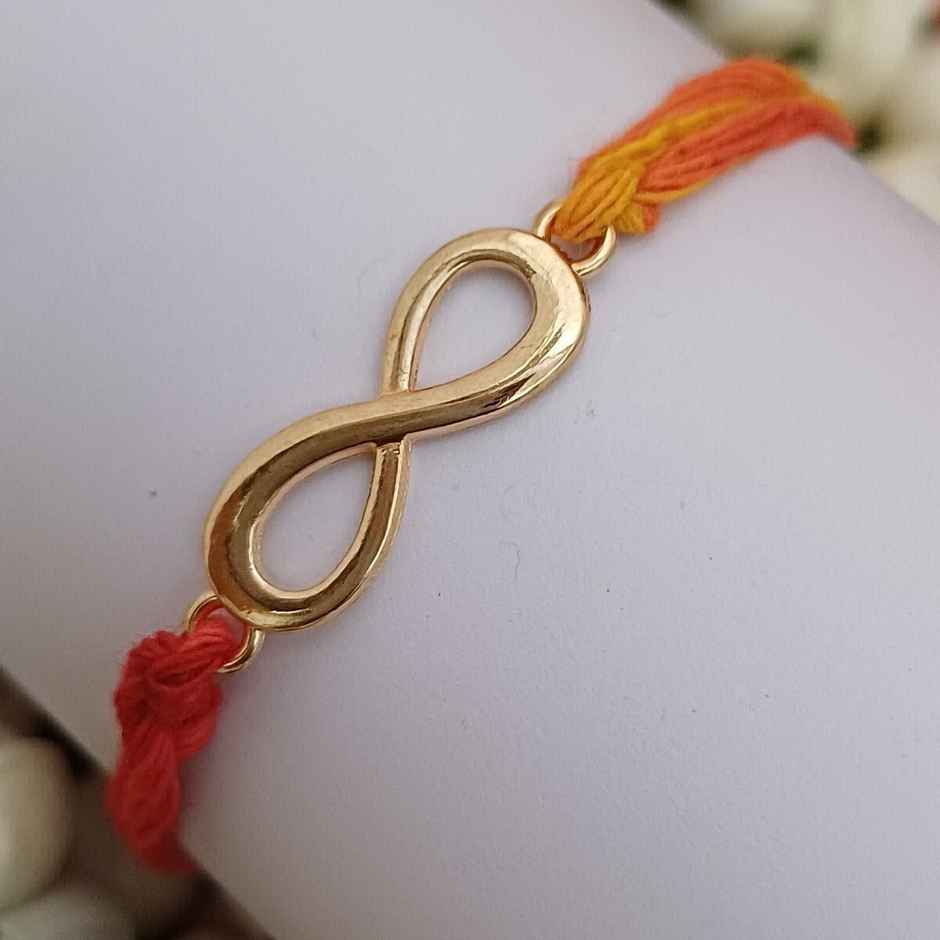 Auspicious Symbols With Colourful Mauli Rakhi | Festive Rakhi | Assorted Designs | Gullak