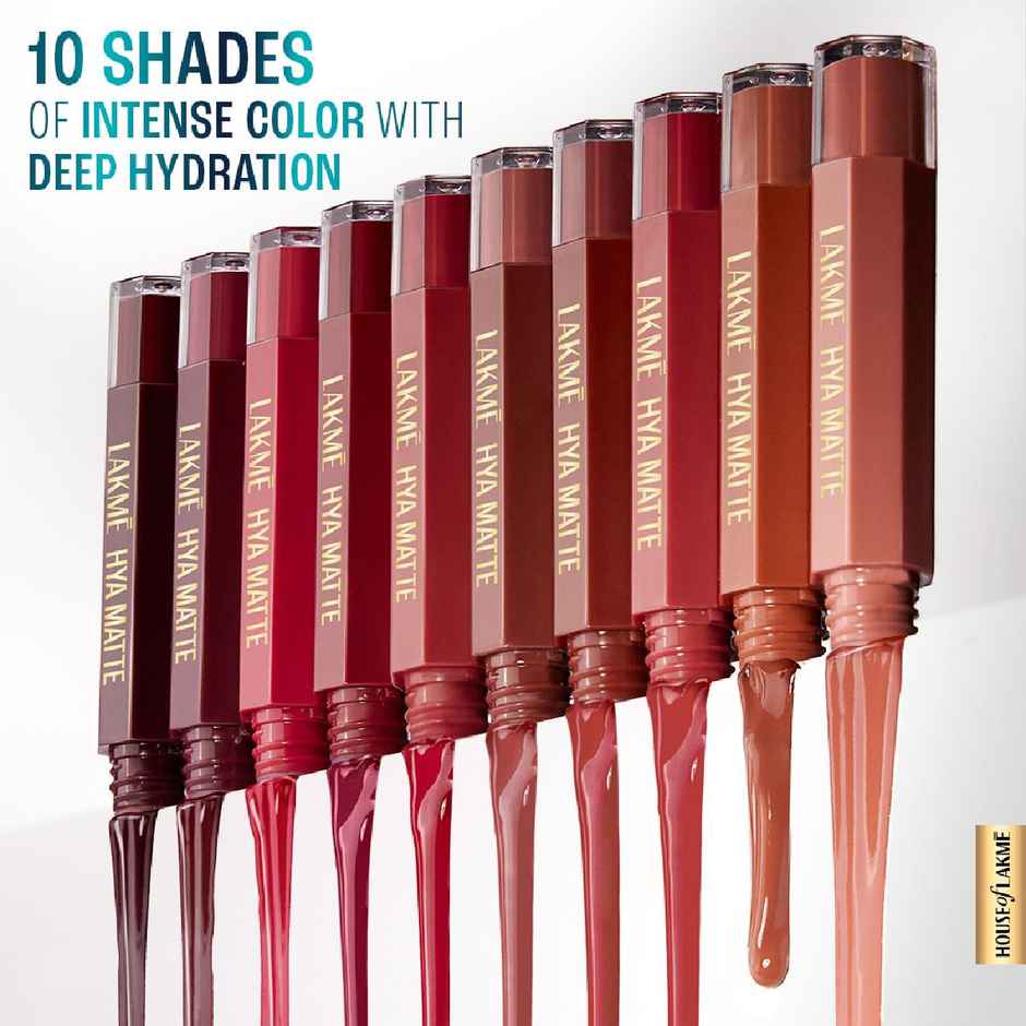 Lakme 9to5 Hya Matte Lip Liquid + Hyaluronic Acid | Monday Mocha