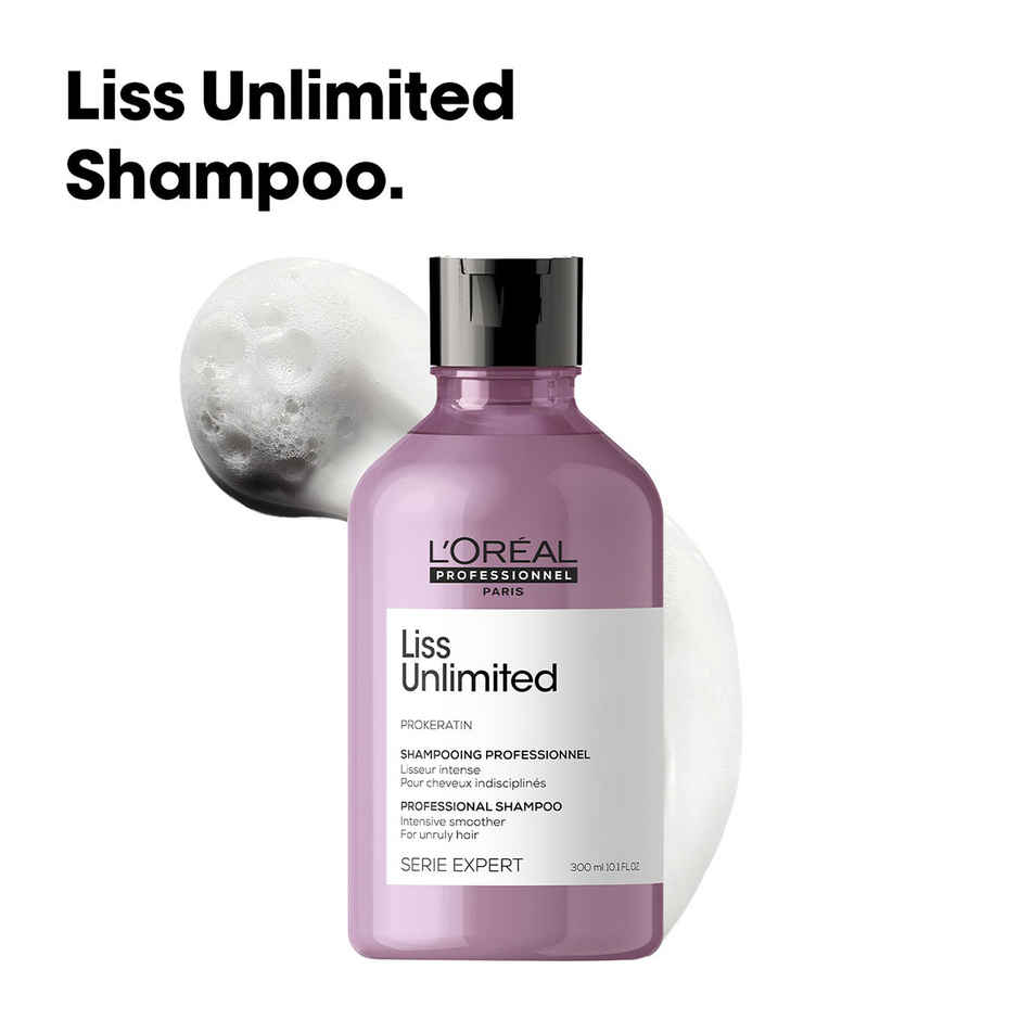 L'Oreal Professionnel Liss Unlimited Shampoo for Frizzy & Unruly Hair With Pro-Keratin