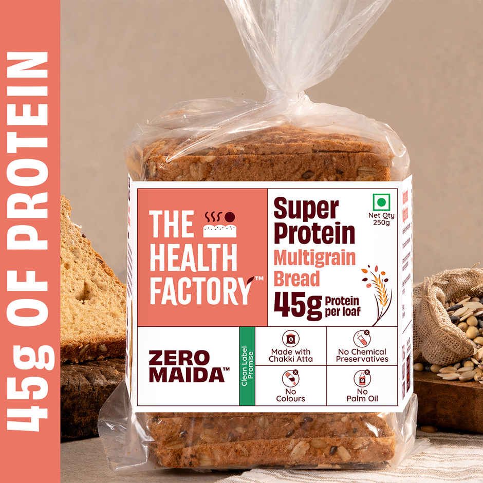 The Health Factory Zero Maida Super Protein Multigrain Bread