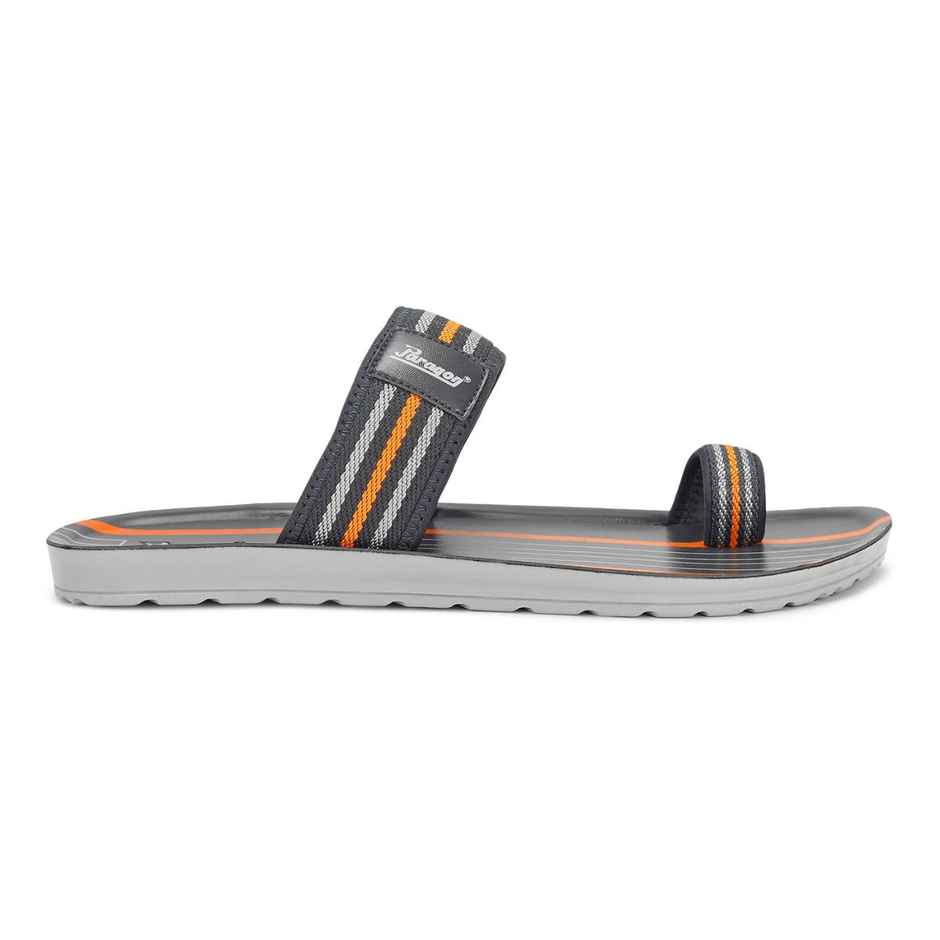 Paragon Men's Grey Pu Slippers PUK2226G UK 9