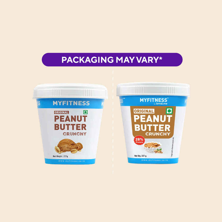 MyFitness Original Peanut Butter Crunchy Spread | High Protein