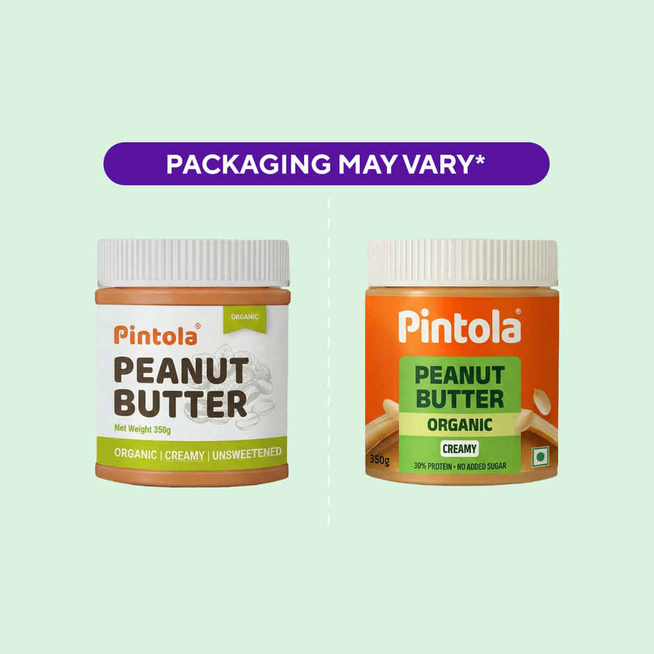 Pintola Organic Unsweetened Peanut Butter Creamy