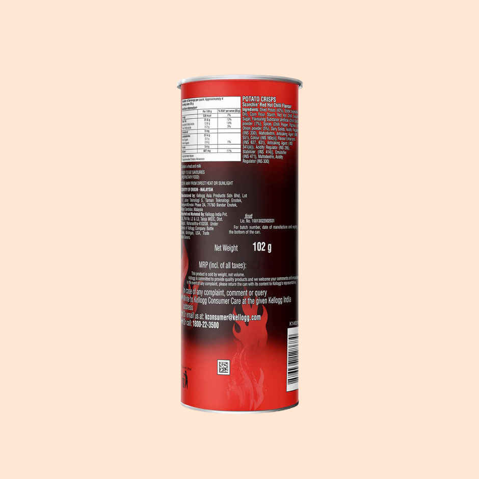 Pringles Scorchin Red Hot Chilli | Spicy & Crispy