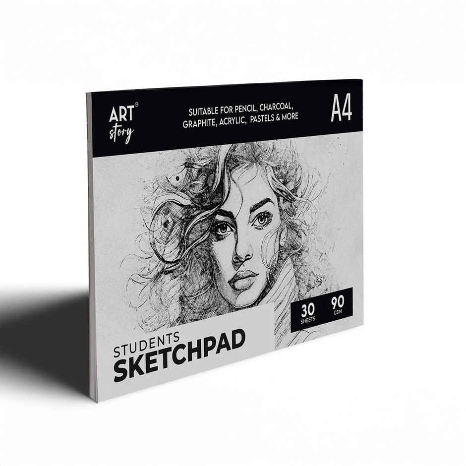 Itsy Bitsy Student Sketch Pad Flap Over Cover Page A4 90gsm 30 Sheets