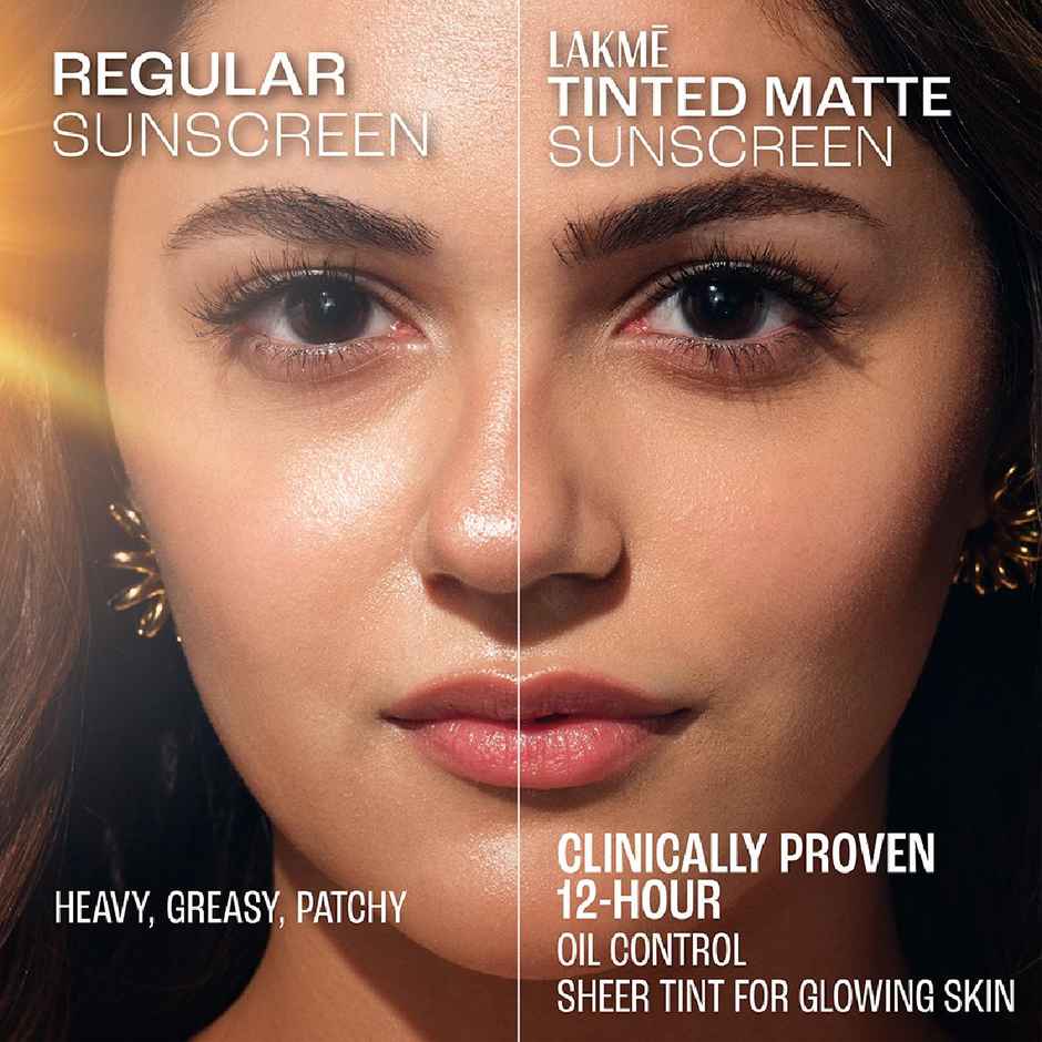 Lakme Sun Expert Tinted Sunscreen SPF 50 Pa +++ | Broad Spectrum Uva/B Protection | Blue Light