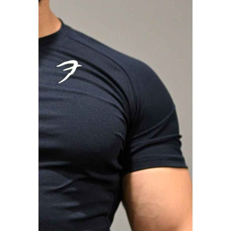 Fuaark Men's Performance GYM T-shirt | Dark Navy - L