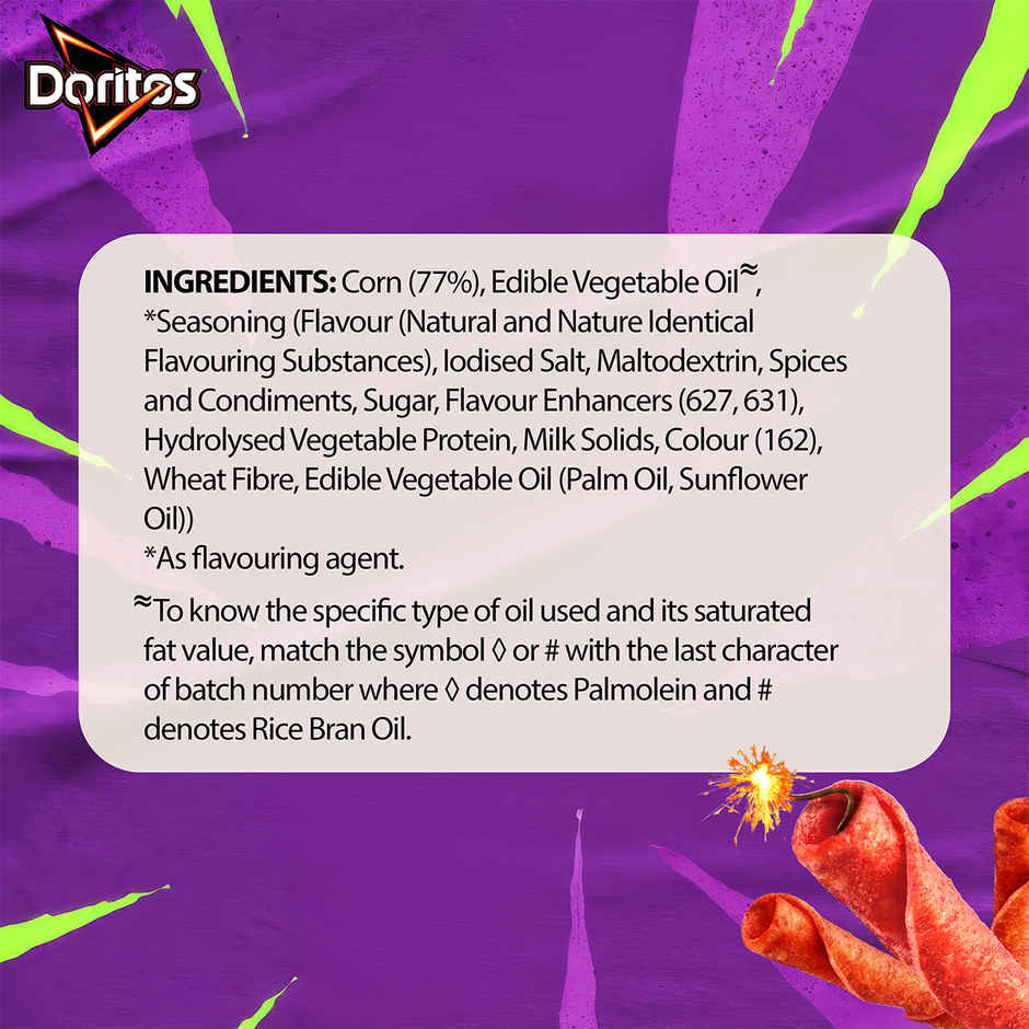 Doritos Dinamita Fiery Lime & Chilli | Rolled Tortilla Chips