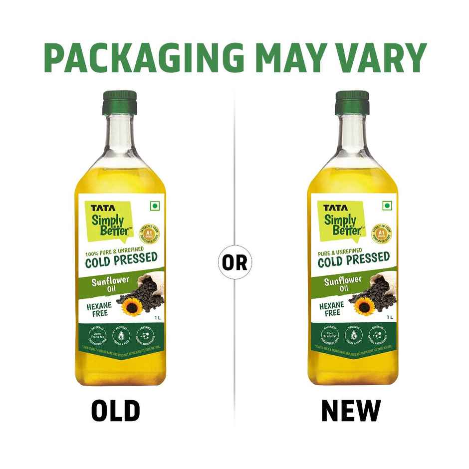 Tata Simply Better Sunflower Cold Pressed Oil | Healthy Cooking Oil