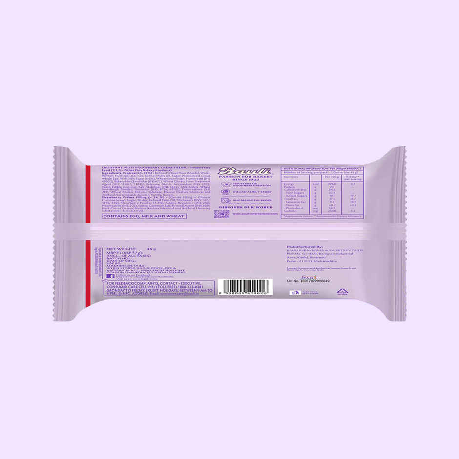 Bauli Moonfils Croissants Strawberry | Egg
