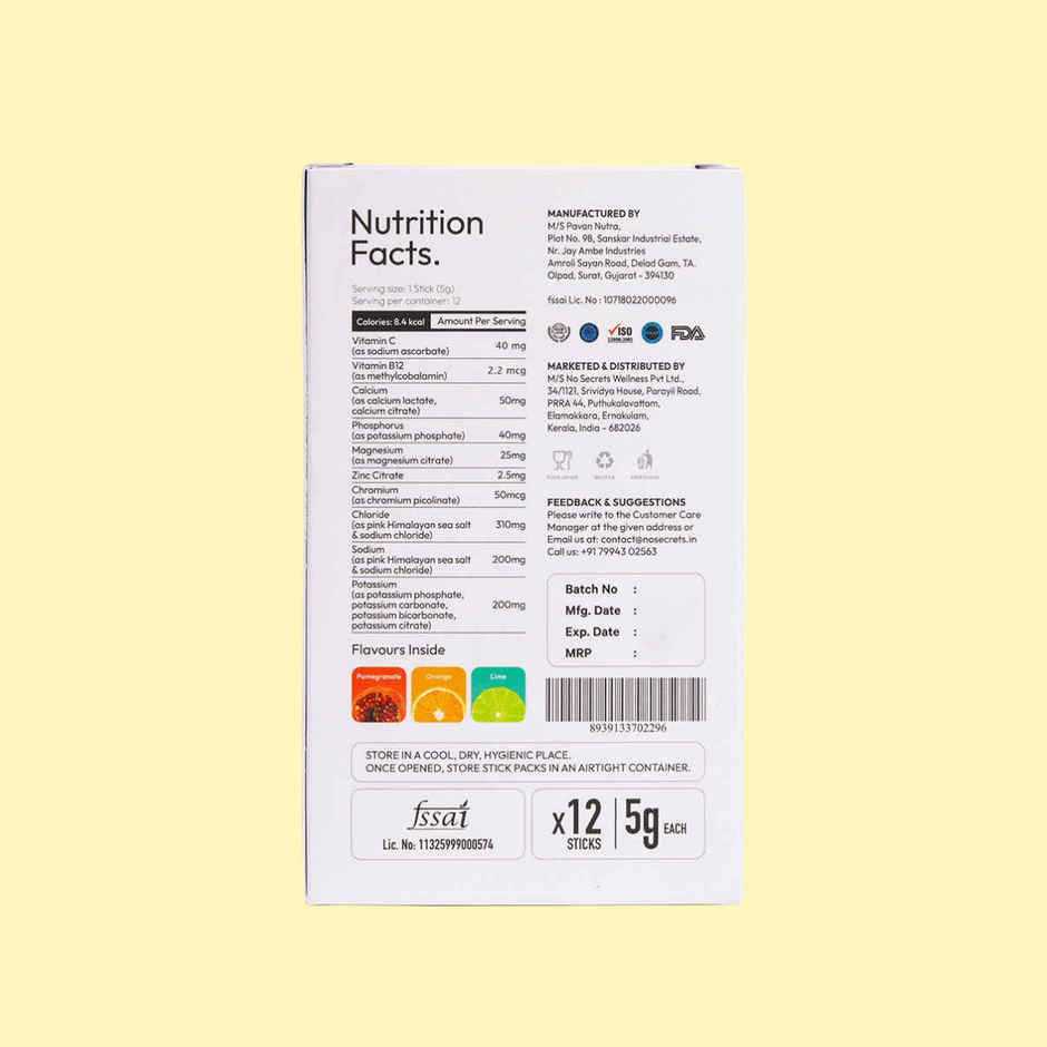 No Secrets Perfect Hydration Duo Electrolytes & Antioxidants Assorted Box