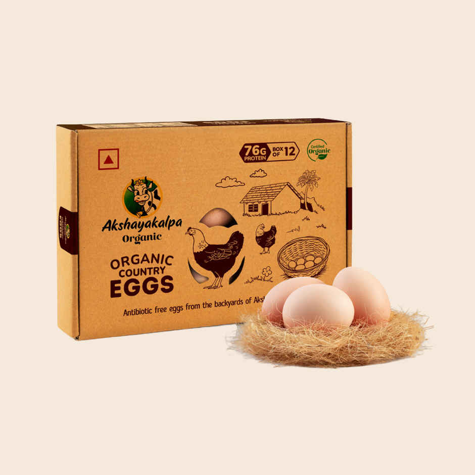 Akshayakalpa Organic Free Range | Country Eggs