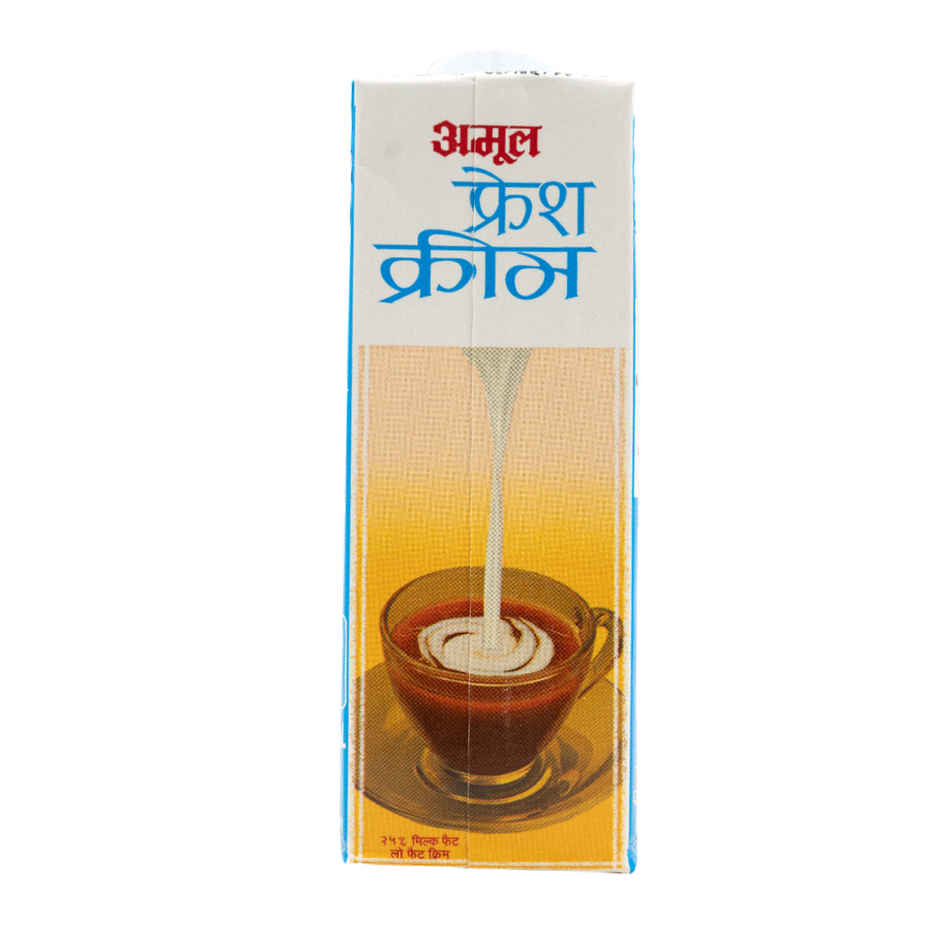 Amul Fresh Cream 250.0 Millilitre(1pc) & Tomato Local(1pc) Combo