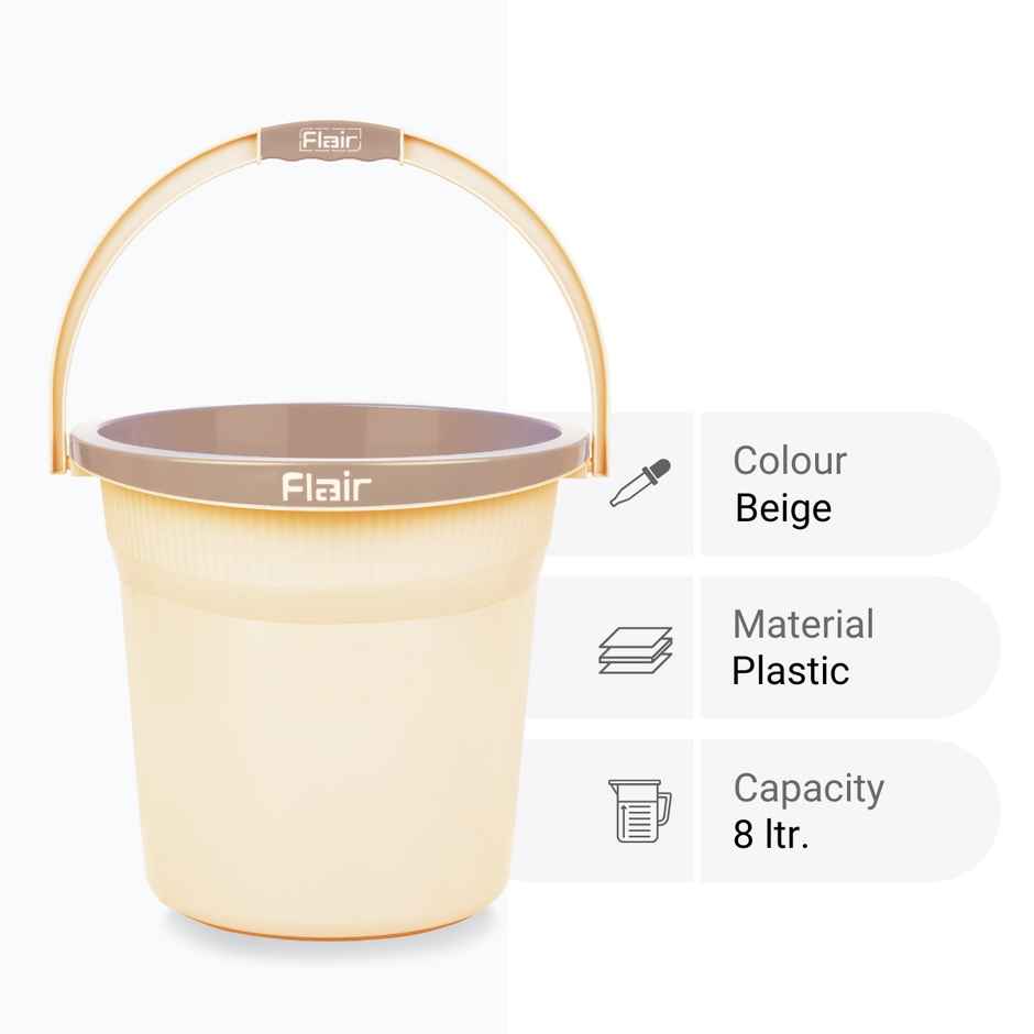 Flair Estella Home Bucket | 8 L | Beige
