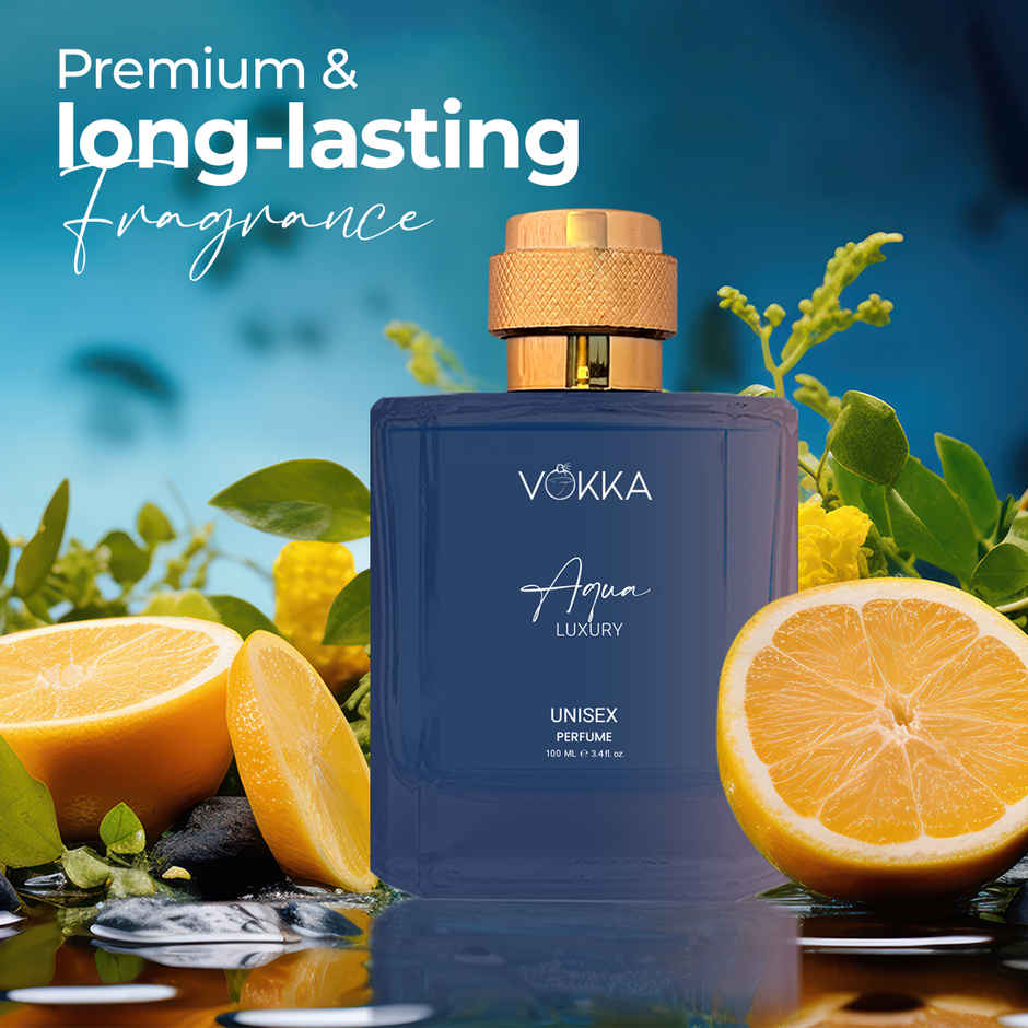 Vokka Oud Aqua Unisex Luxury Long Lasting EDP Aqua Woody Musky