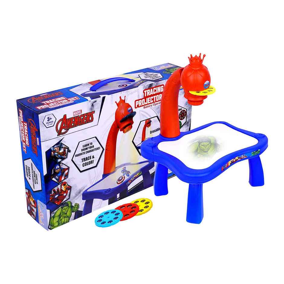 Kriiddaank Marvel Avengers Tracing Projector Kit, Smart Sketcher with 24 Patterns & 3 Slides