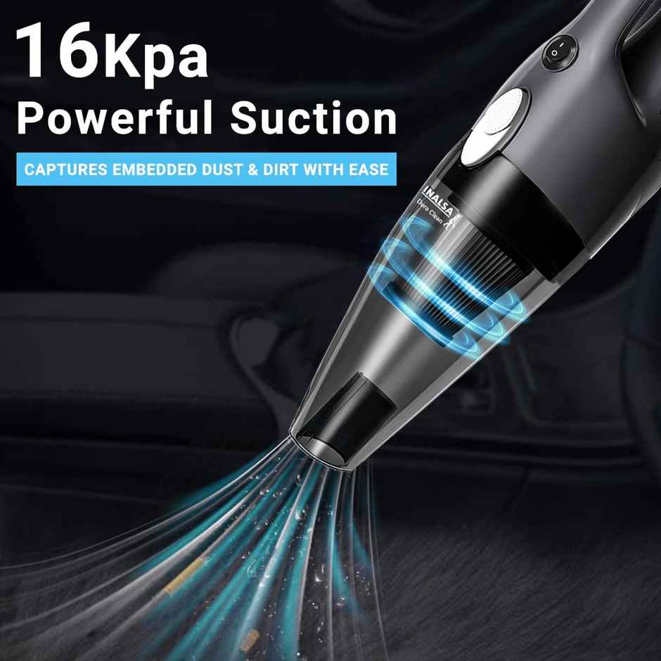 INALSA Vacuum Cleaner for Home & Car,Powerful 800 W Motor,16Kpa Suction,Handheld Vacuum Cleaner,Hepa Filter, Mini Small Vacuum Cleaner,Sofa Cleaner,Portable Vacuum Cleaner