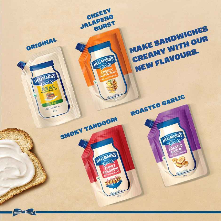 Hellmann's Eggless Mayonnaise World's No.1 Mayonnaise Brand
