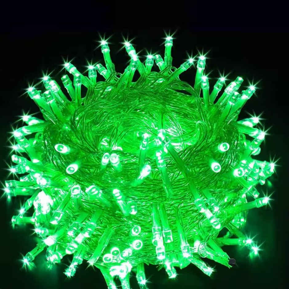 Desidiya Rice String Lights - 12 Meters Green Fresh & Vibrant Lighting For Outdoor & Indoor Decor