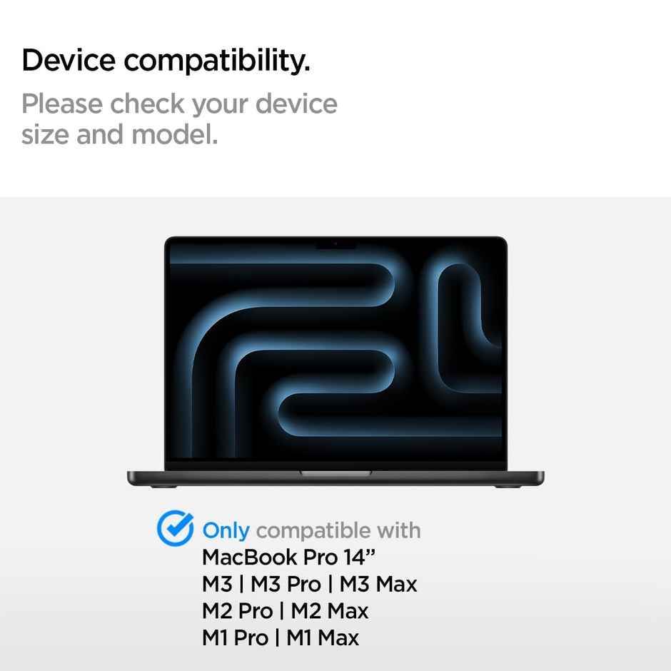Spigen MacBook Pro 14 inch M3(23) / M2(23) / M1(21) FC Black (1P)
