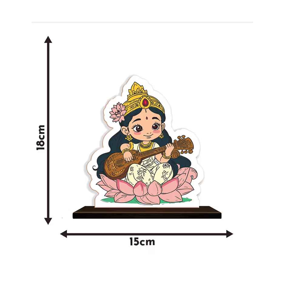 Goddess Sarswasti Idol | Showpiese | Mad Over Prints